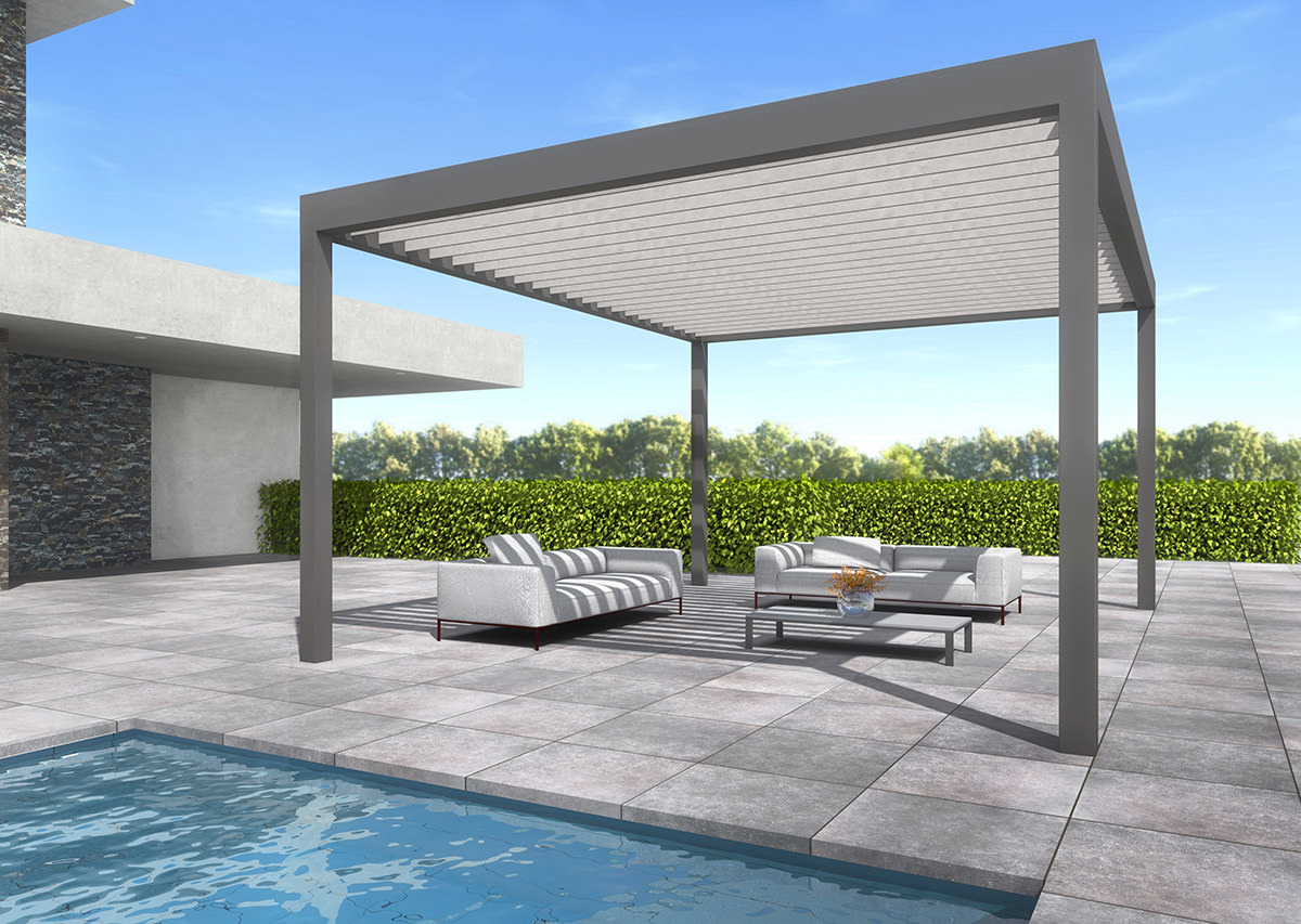 Rain Sensor on Pergola Roof UK